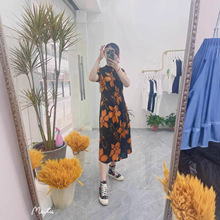 （精致复古）22新款高贵气质的少妇专属桑蚕丝连衣裙女装时尚气质