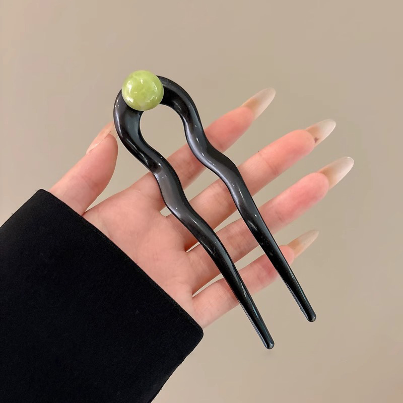 Nausea perla estilo retro pinzas de cabello en forma de U para mujeres pinzas de cabello de alta calidad 2025 pinzas de cabello de verano de alta gama pinzas de cabello accesorios para el cabello