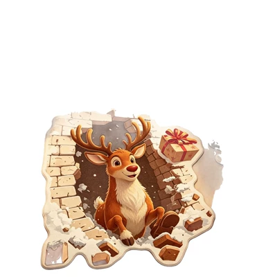 Avtomobil döşəmə paspasları: Room Carpet, Reindeer Snowman Rug
