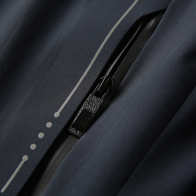 Blanco ganso abajo chaqueta de los hombres a prueba de viento cálido cuello desmontable 90 terciopelo tres-prueba tela abrigo de invierno Y8865