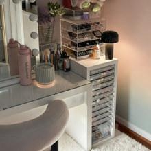 A4文件柜抽屉式资料柜化妆品收纳柜美甲店甲油胶储物柜谷子收纳柜