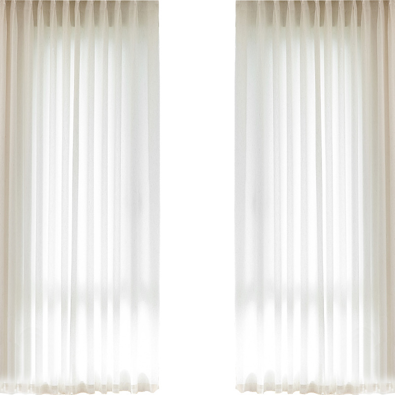 2025 nueva cortina opaca gaze cortina dormitorio sala de estar sensación alta jacquard gaze fábrica directa