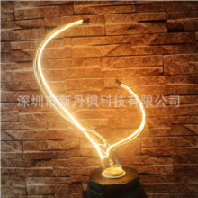 4W 鹿角装饰LED灯泡软灯丝造型泡茶色烟灰色外壳 厂家直供