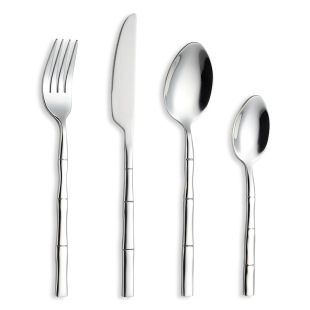 QD3066 Cross-border Western European and American Tableware Knife and Fork Spoon Tea Spoon Stainless Steel Set Steak Knife and Fork Four-piece Set Foreign Trade