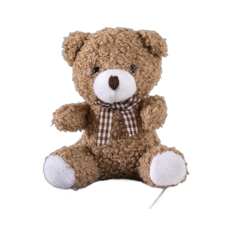 Celebridad en línea lindo pequeño oso colgante de peluche muñeca oso muñeca pequeña bolsa de muñeca accesorios llavero femenino