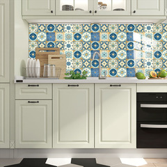 跨境專供波西米亞風貼紙家居牆面地面改造自粘防水遮醜裝飾牆貼