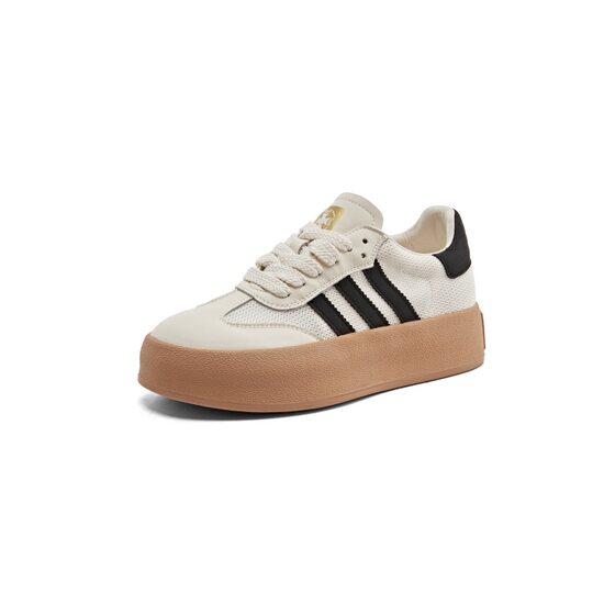 Mesh Breathable White Shoes Women's Genuine Leather 2024 Summer New Retro Thick-soled Casual Sneakers Thin All-match Women's Shoes