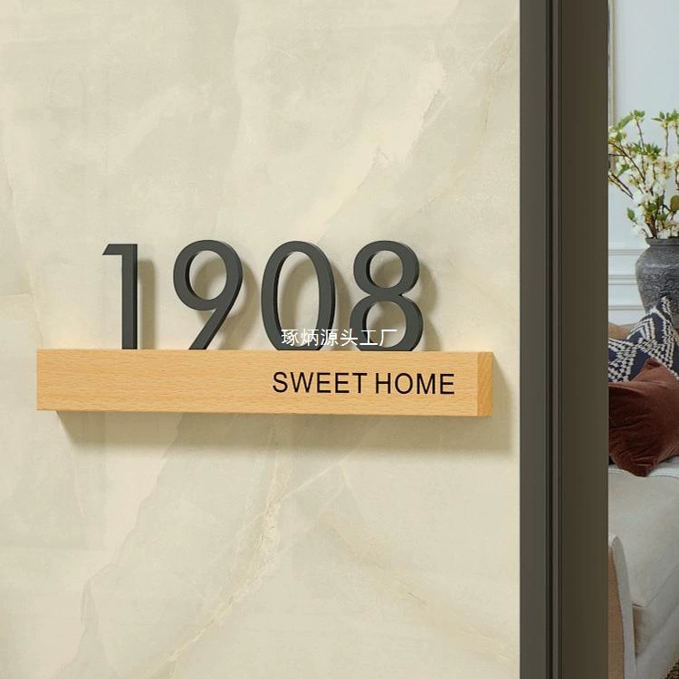 Акриловая табличка с номером двери, номер двери в домашнем стиле, вилла для творческой общины, вход в B&B