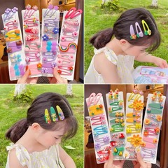 韓国子供用ヘアピン、髪を傷つけないかわいい赤ちゃんBBクリップヘアピン、女の子漫画ヘアクリップ、前髪クリップ、ヘアアクセサリー