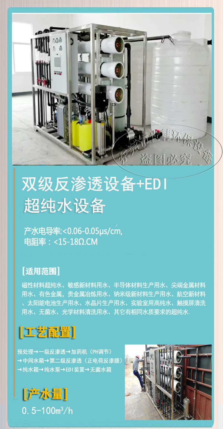 双级反渗透设备+EDI设备1