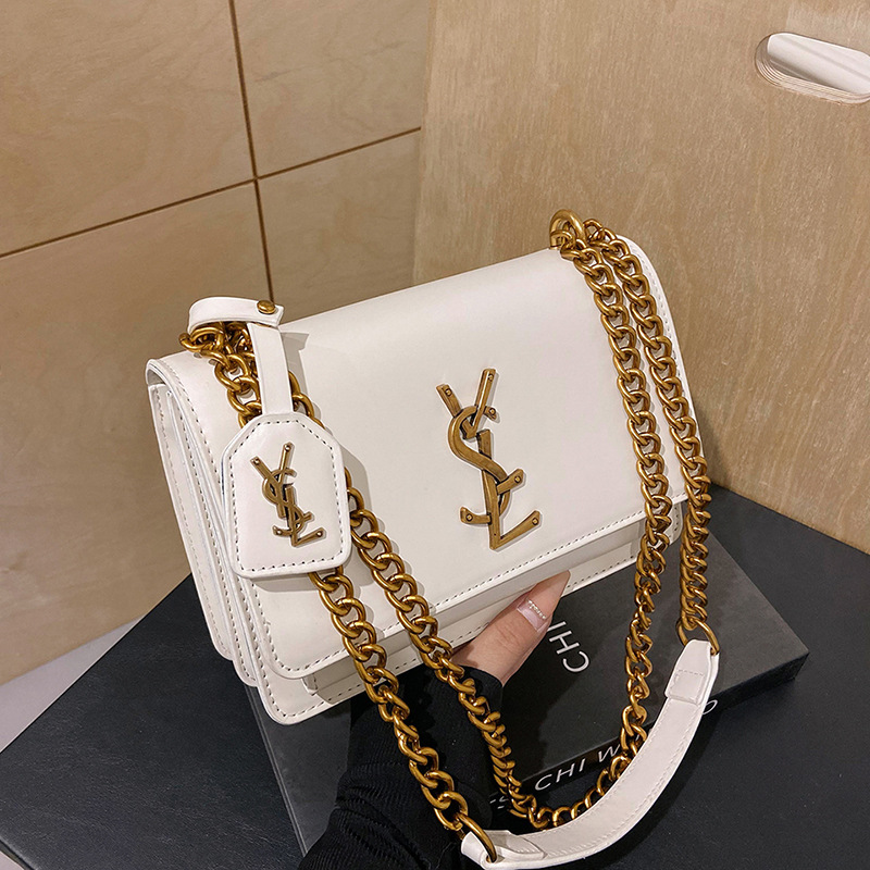 Bolsos de mujer transfronterizos, bolsos de mensajero de mujer de alta calidad, textura de gran capacidad, bolso cuadrado pequeño de un solo hombro, bolso de teléfono móvil de cercanías de cadena, mujer