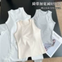 无袖气质圆领打底背心
