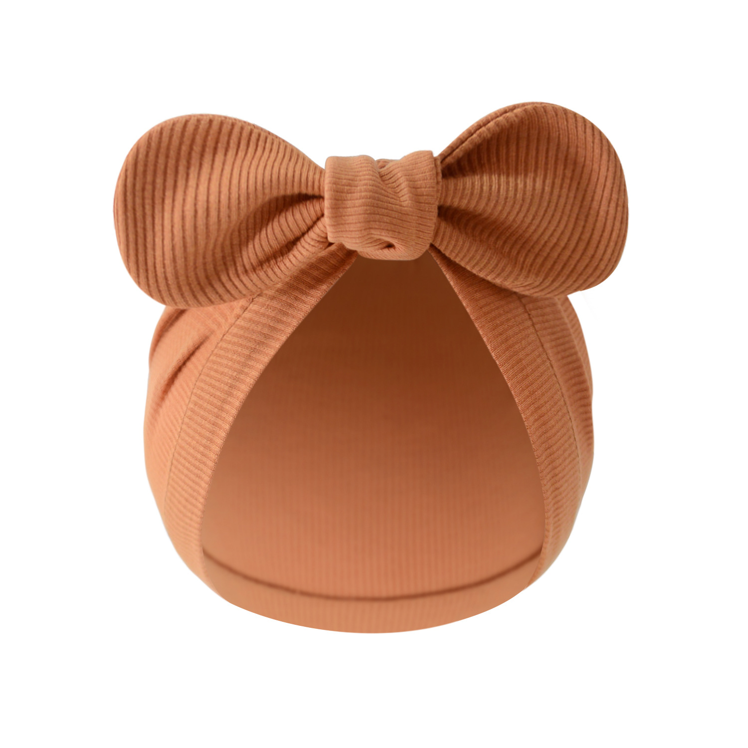 벽돌색 (골지 원형 프린트)