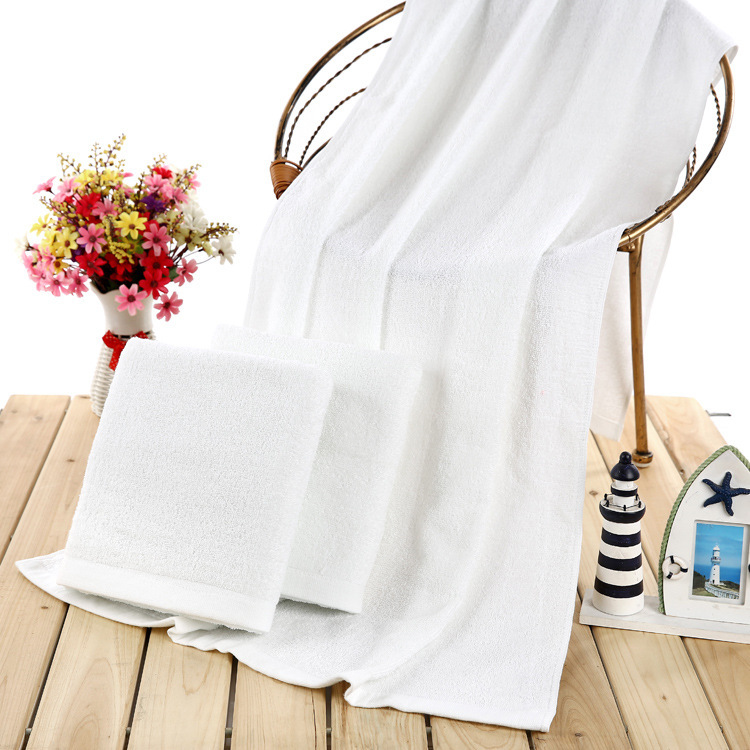 Hotel white bath towel wholesale homestay hotel bath weak twist cheap cotton White 70/140 adult bath towel wholesale Hotel white bath towel wholesale homestay hotel bath weak twist cheap cotton White 70/140 adult bath towel wholesale