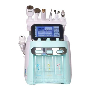 Foreign trade skin analysis and detection hydrogen and oxygen small bubble beauty instrument hot bubble skin management blackhead suction instrument