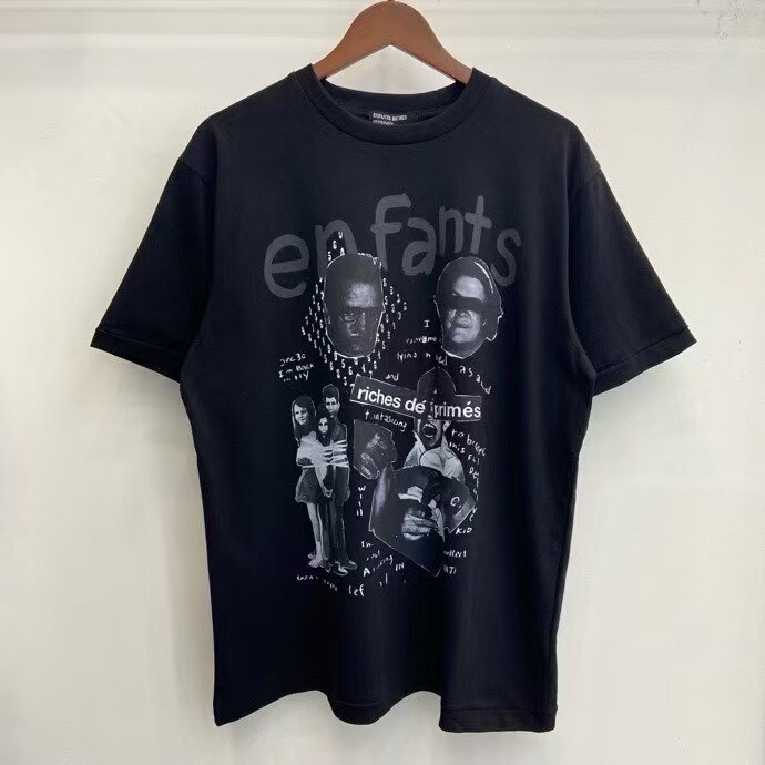 クロスボーダーアメリカの新しいERD憂鬱な富の第二世代レタープリントパターンラウンドネック半袖Tシャツドロップシッピング|undefined