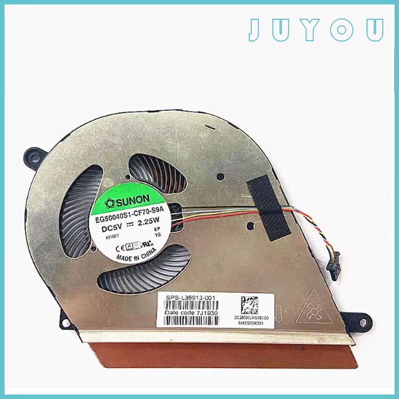 For HP HP Chromebook x360 14-DA G1 TPN-C138 fan L36913-001