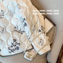 新中式国风碎花圆领棉服外套女2023秋冬复古宽松百搭保暖夹棉棉衣
