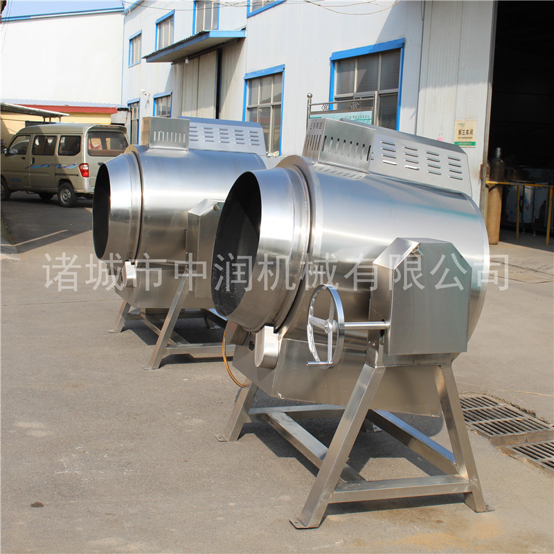 全自动智能滚筒炒锅 炒菜机炒货机一机多用 滚筒炒锅