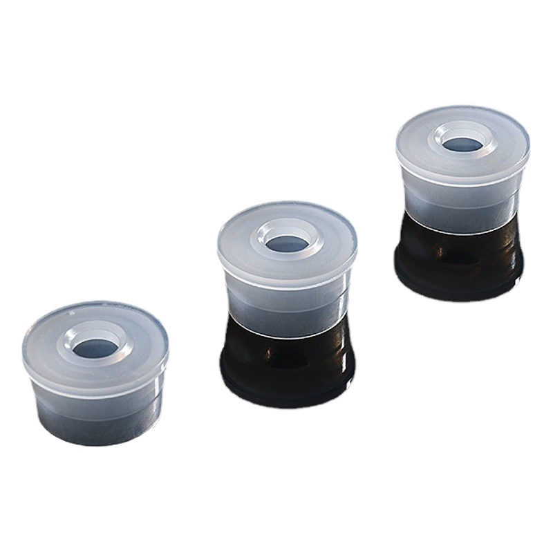 Оптовая Продажа с фабрики 18 зубов 20 зубов 24 зуба PE чистая косметическая бутылка росы герметичная Внутренняя пробка косметическая бутылка большое отверстие с внутренней пробкой Ding