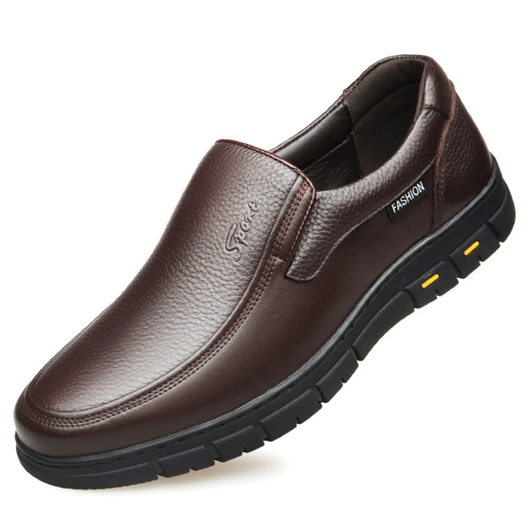 Brown single shoes