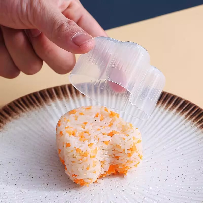 日式三角饭团模具儿童米饭卡通塑料造型磨具家用海苔包饭diy工具|undefined