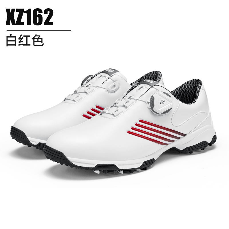 XZ162 화이트 레드 [버클 신발끈]