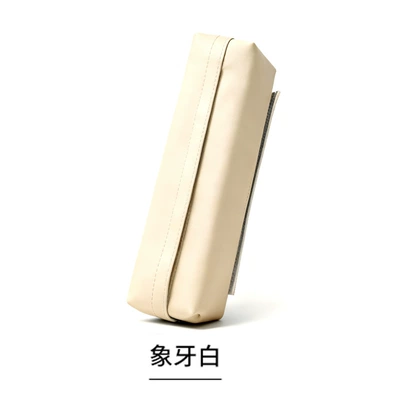 Seat belt shoulder pad Women, Winter Driving Knee Protection - ivory-white