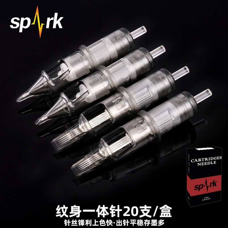 SPARK热销跨境一次性纹身一体针 纹身机短针 纹身针tattoo needle