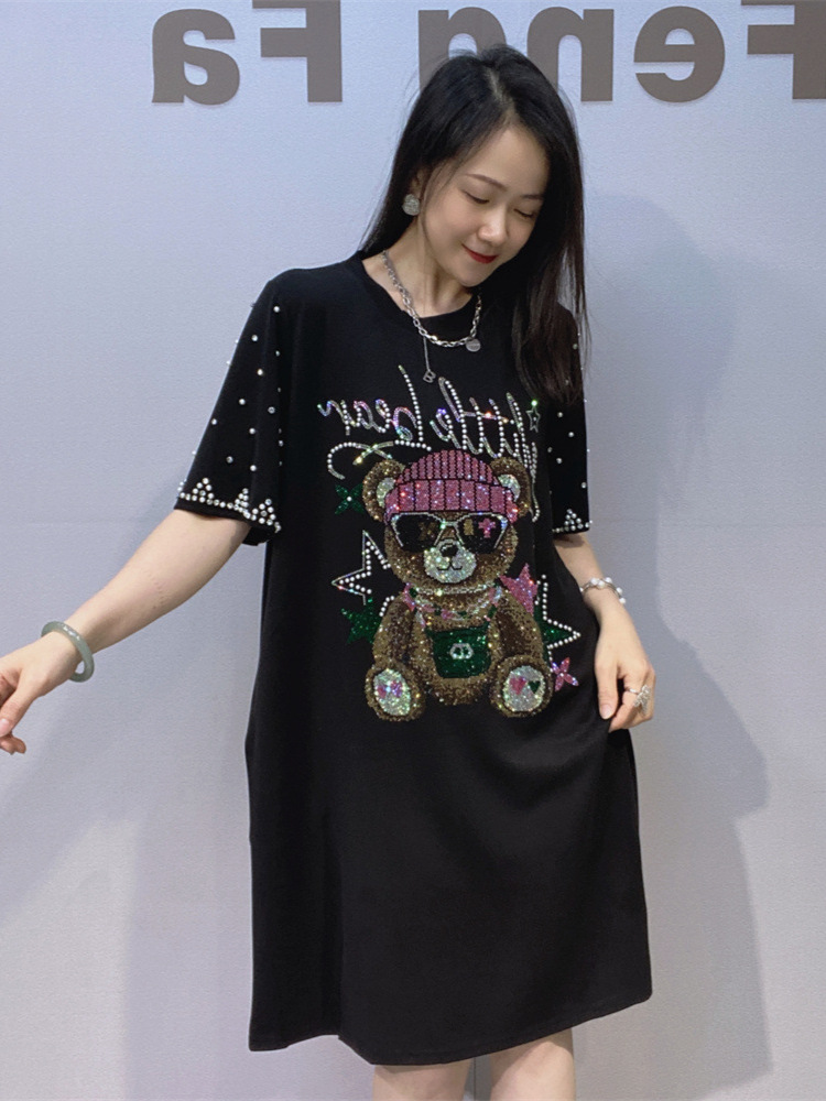 Black colored summer dress