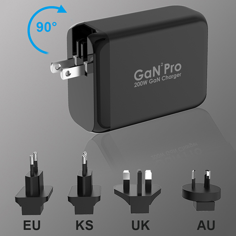 Usb C Charger 200w Pd Fast Charging Multi Port Universal Adapter_voghion.com