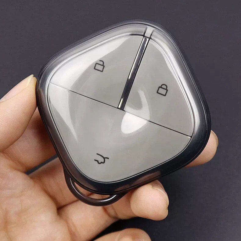 Suitable for Wuling Binguo Transparent Key Cover Kiwi Ev Baojun Yunduo Yueye Shell Buckle Simple All-Inclusive Ultra-Thin