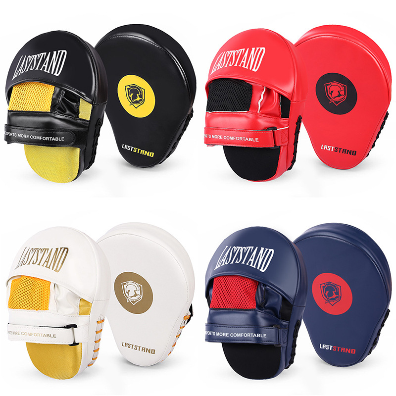 Boxing Target Muay Thai Training Equipment Boxing Target Sanda Baffle Target Handle Taekwondo Accompanying Training Hand Target Pair