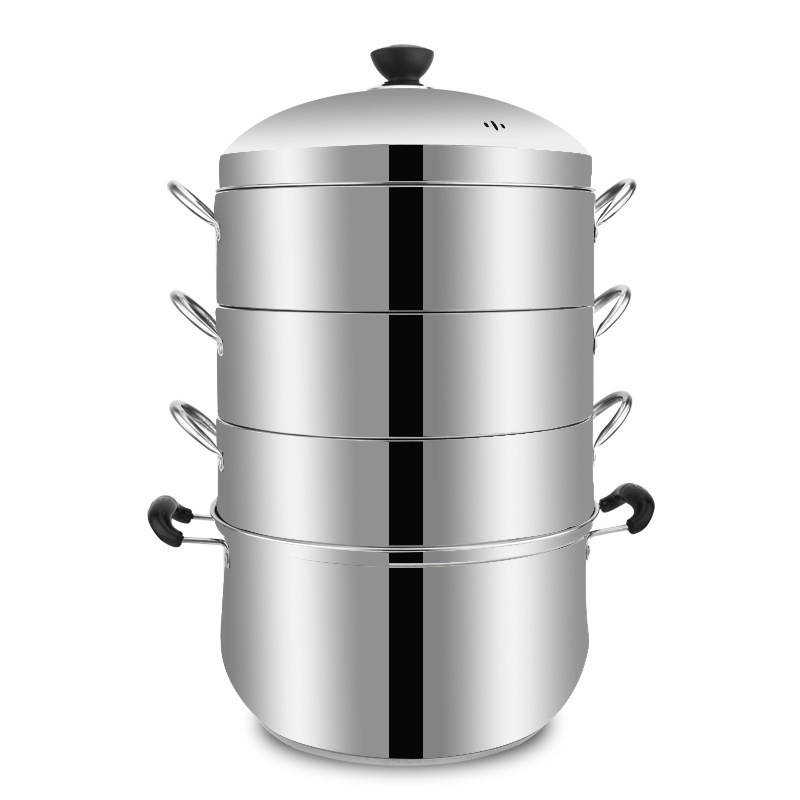 *無臭の厚みのあるステンレス製蒸し器、オリジナルの蒸し炊飯器、多層省エネ蒸し器トレイ、家庭用ガスストーブ用ユニバーサル|undefined