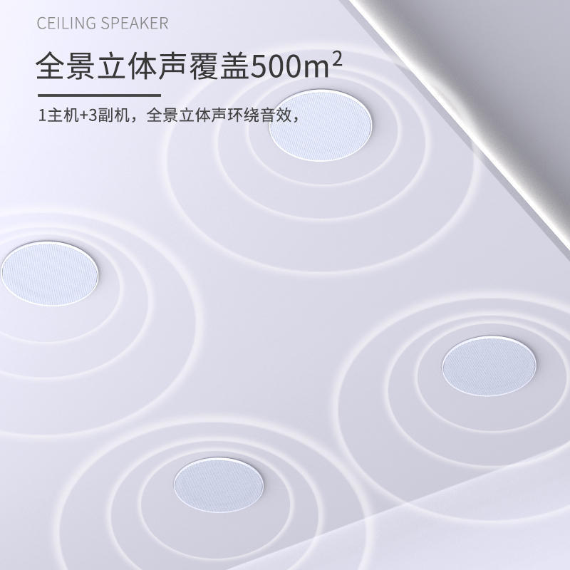 ワイヤレス Bluetooth 壁掛け天井スピーカー家庭用天井スピーカー天井低音スピーカー埋め込みラジオシステム|undefined