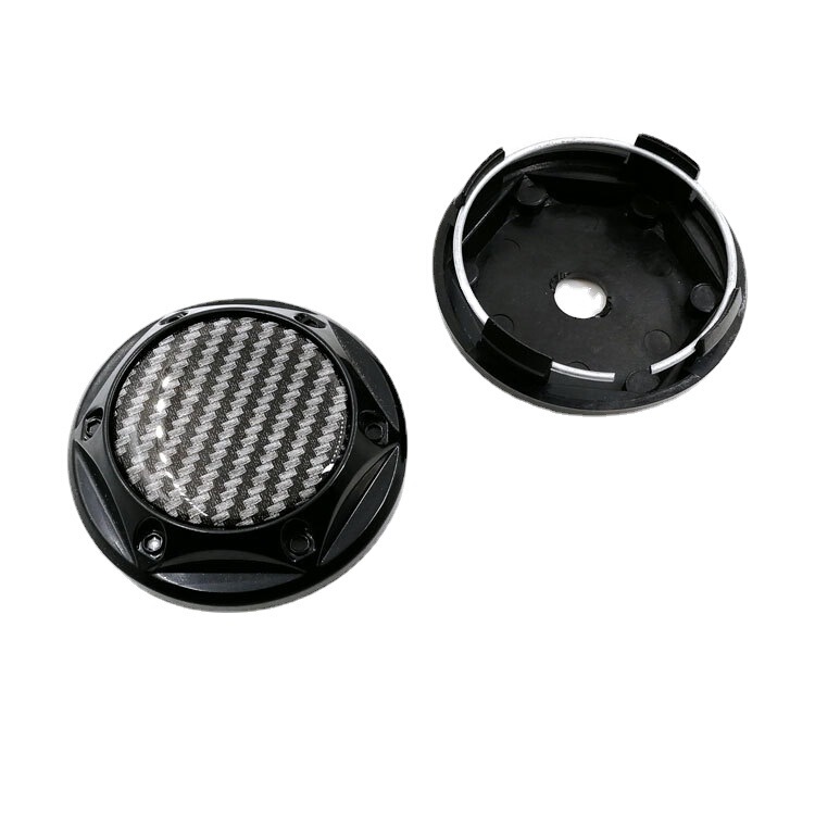 Suitable for Modified 68mm Hub Cap, Mirror Carbon Fiber Wheel Cover, Car Hub Center Cover, 63mm Decorative Cover Suitable for Modified 68mm Hub Cap, Mirror Carbon Fiber Wheel Cover, Car Hub Center Cover, 63mm Decorative Cover