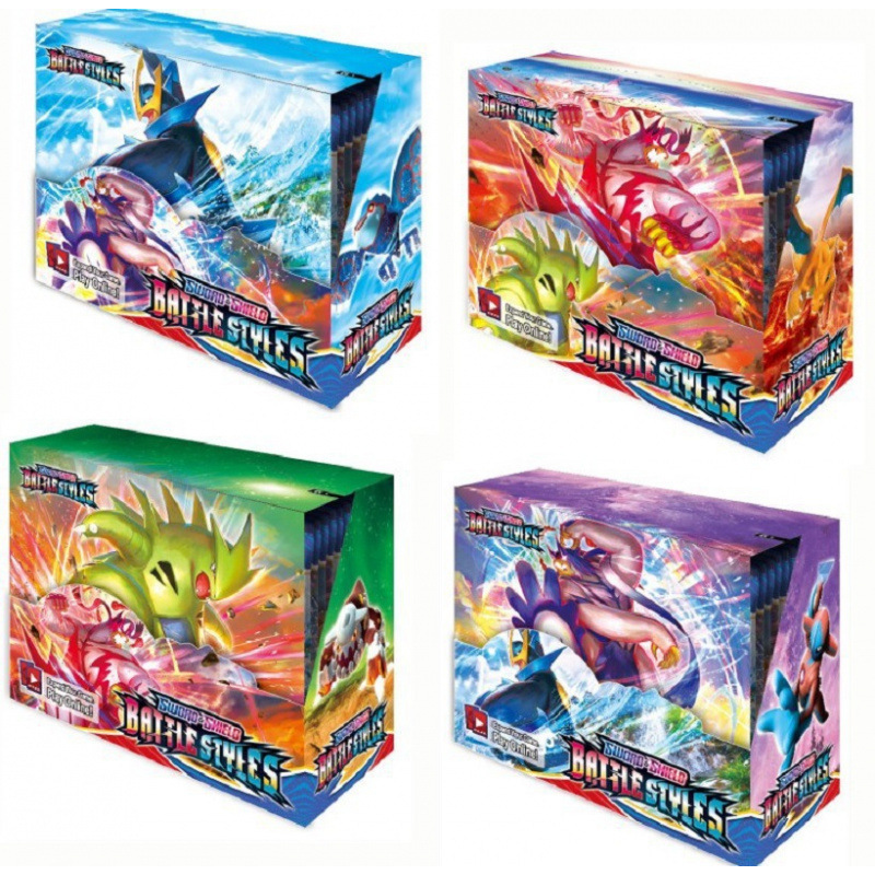 新しい 360 ポケモンカードポケモンブースターカードパック剣と盾シリーズブラインドボックスポケモンフラッシュカード|undefined