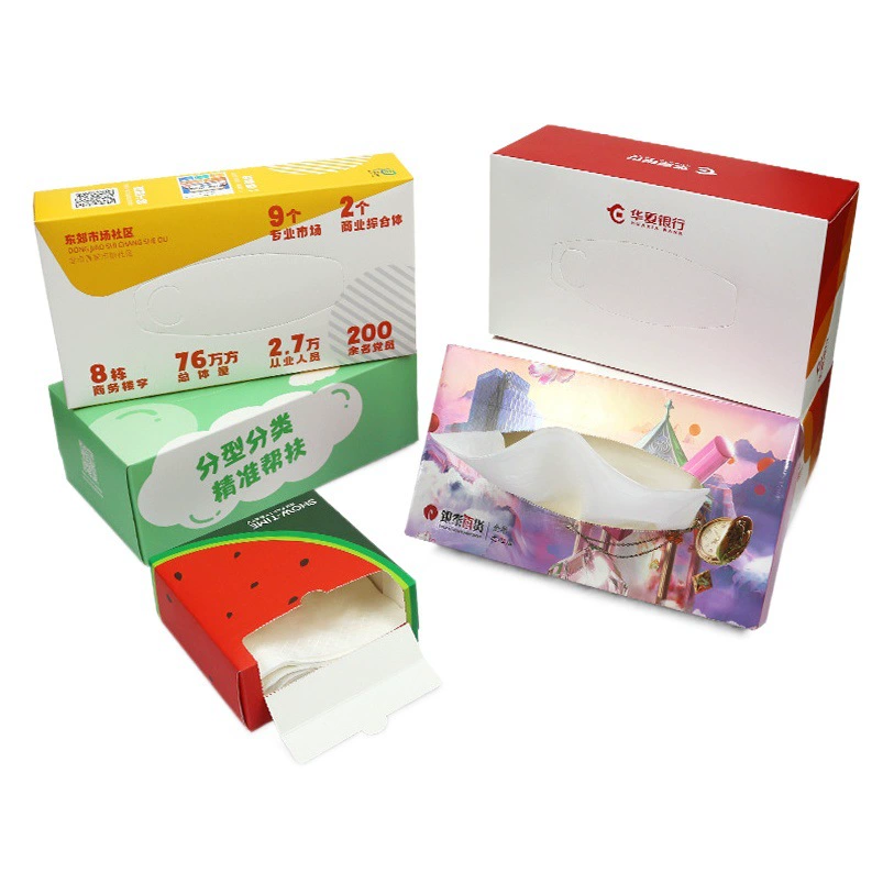 Индивидуальные коробки для салфеток для мелкосерийных заказов: 500 коробок для ресторанов, отелей, баров и рекламных целей.