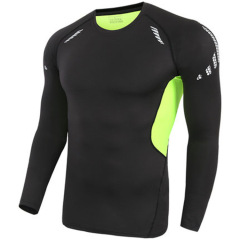 Running training sport long-sleeved men's quick-drying breathable tight-fitting sweat-absorbing high-elastic basketball soccer base fitness clothing