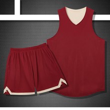 双面篮球服美式定制印号学生套装男女比赛训练运动速干透气团购