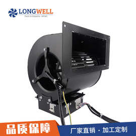 朗伟 机房冷却系统EC前向离心风机 380V蜗壳双进风风机 厨房排烟