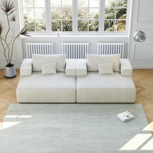 Modern Simple Compressed Sponge High-Density Rebound Modular Sofa for Home Living Room Reclining Single Leisure Sofa