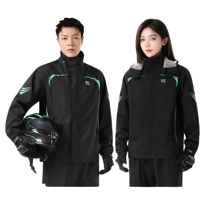 Nueva motocicleta chaqueta de lluvia para montar conjunto especial para adultos tipo split para llevar jinete todo el cuerpo chaqueta de lluvia tormenta