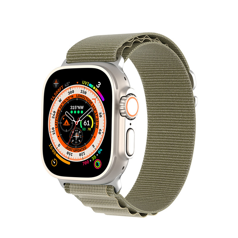 Adecuado para applewatchultra correa de bucle alpino de doble capa tejida correa de reloj deportivo al aire libre al por mayor image 13