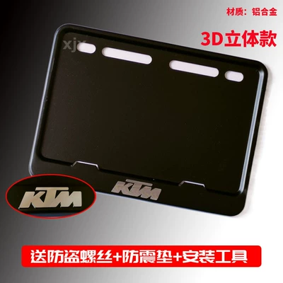 Nömrə qabı Frame Rear - three-dimensional-mark-tm-free-screws-shock-proof-pad-installation-tools