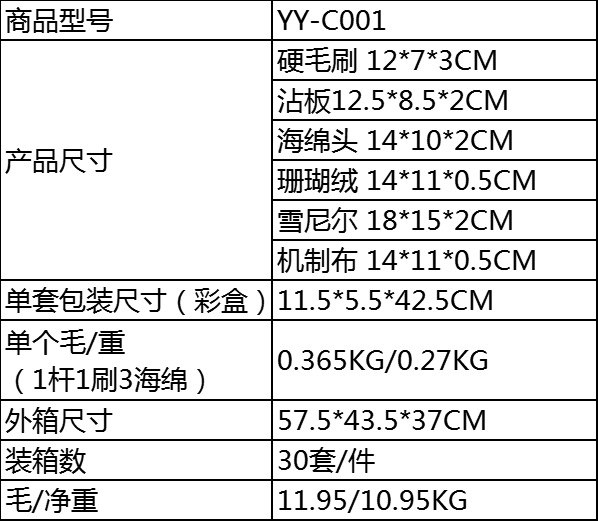 C001标配