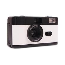 白黑35MM彩色胶片照相机 可重复使用 带闪光灯 复古傻瓜手动相机