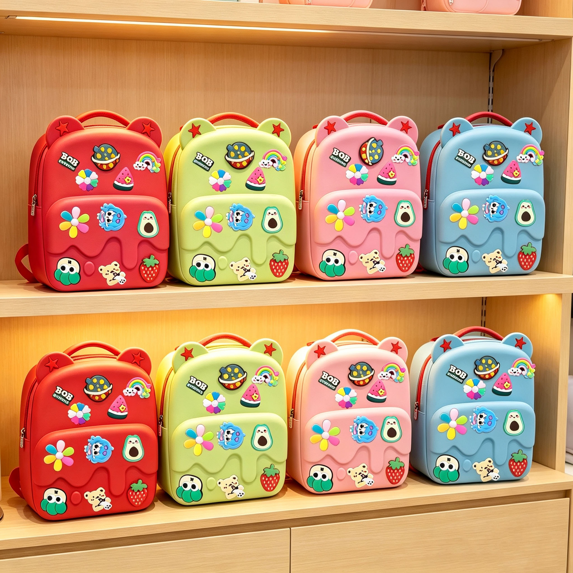 Mochila Infantil de EVA Impermeable y Resistente al Desgaste para Escuela Infantil