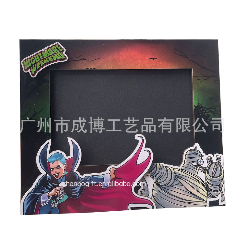 Customized Animated Cartoon Ip Souvenirs High-End 3D Wooden Relief Photo Frame Back Frame Photo Frame Bracket