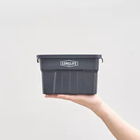 Оптовая продажа longlife пластиковый ящик для хранения трапециевидная pp с крышкой креативные игрушки для кемпинга на открытом воздухе